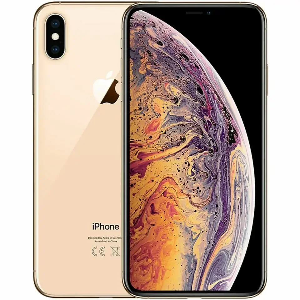 Unlocked Original Apple iPhone XS Max 4G LTE Mobile Phone 5.8" 4GB RAM 64GB/256GB ROM 12MP+7MP CellPhone Hexa-Core Smart Phone