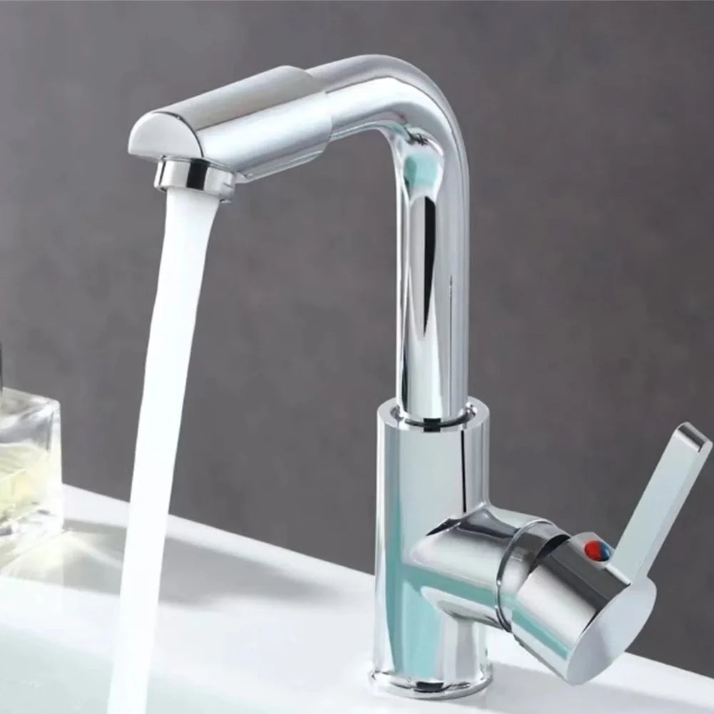 High Quality Bathroom Faucet Sink Faucet Bar Sink Dual-use Faucet Single Handle Stainless Steel Two-in-one° Rotate