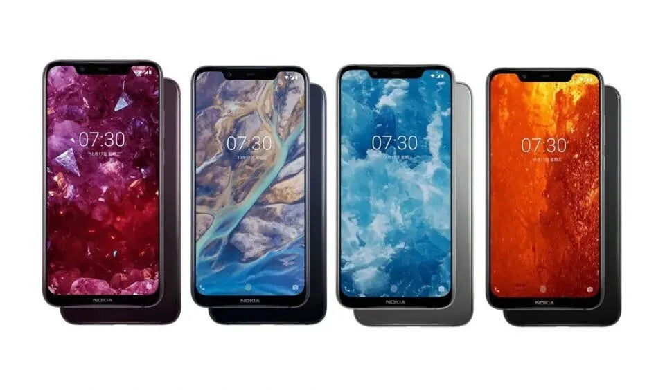 Nokia X7 Smartphone 6.18" inches Snapdragon 710 Octa Core Android 20MP Mobile Phone Fast charging 18W used phone