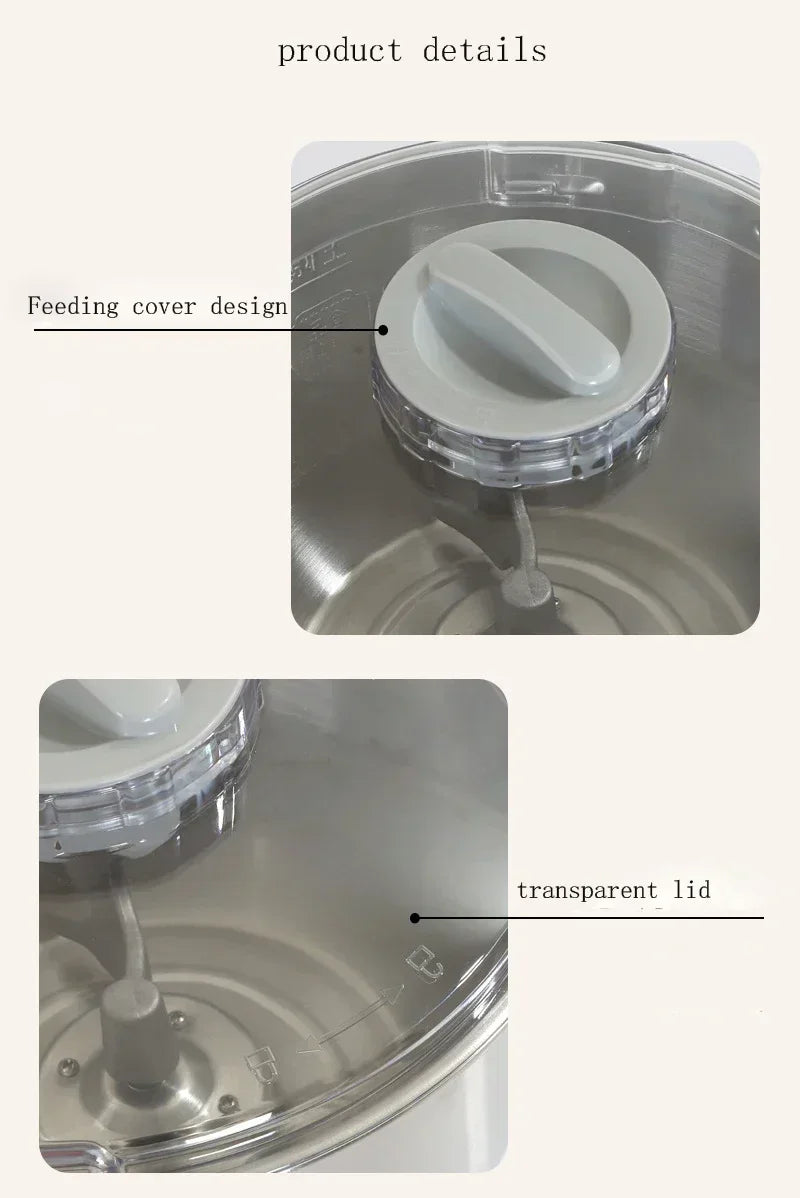 110V/220V German Home Mini Automatic Kneading and Fermenting Multifunctional Electric Food Mixer
