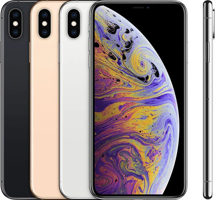 Unlocked Original Apple iPhone XS Max 4G LTE Mobile Phone 5.8" 4GB RAM 64GB/256GB ROM 12MP+7MP CellPhone Hexa-Core Smart Phone