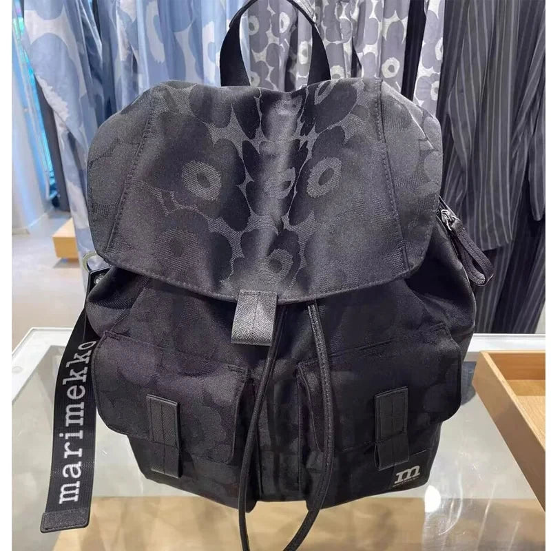 Niche Marim * large capacity women's backpack computer waterproof nylon travel bucket bag