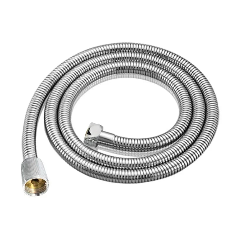 Shower Hose Steel Flexible Shower Hose Long Bathroom Shower Water Hose Extension Plumbing Pipe Pulling Tube Bathroom Accessories