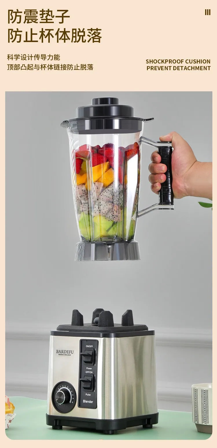 Table Blender Mixer Juicer Smoothie Maker 6in1 3L Container Food Processor BlenderMixer for Ice Nut Fruit Multi funtion