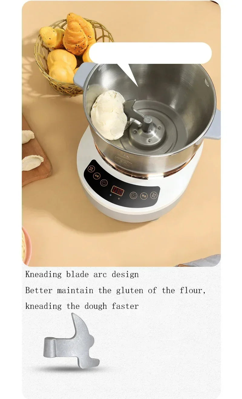 110V/220V German Home Mini Automatic Kneading and Fermenting Multifunctional Electric Food Mixer