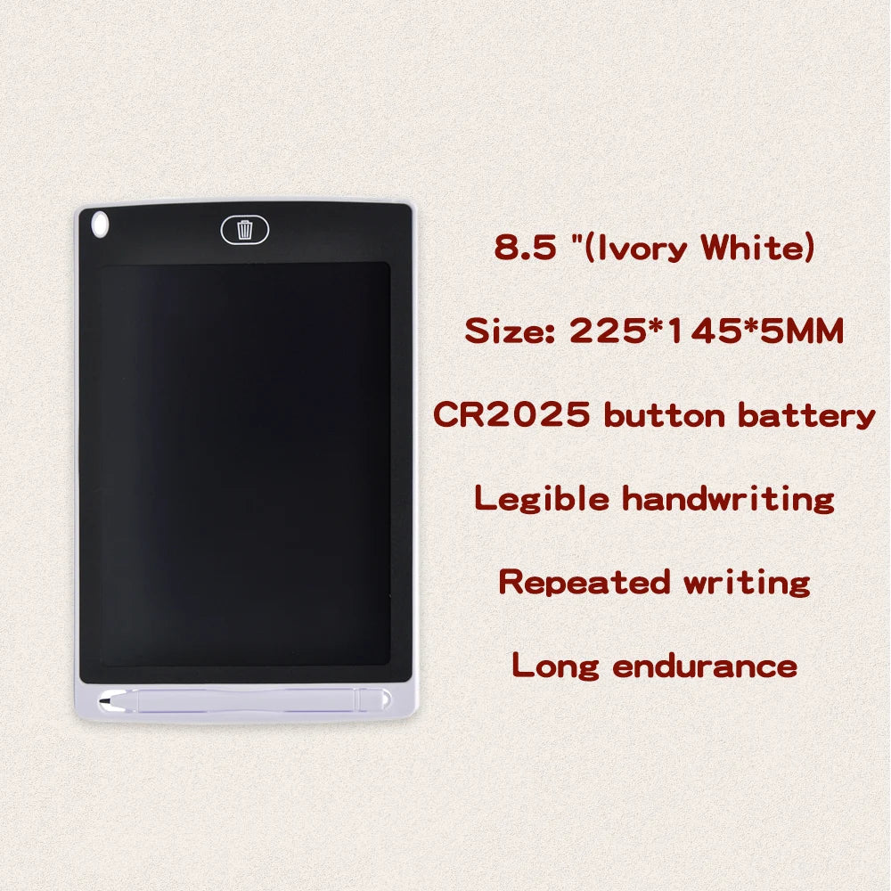 8.5Inch LCD Writing Tablet Drawing Board Kids Kids Learning Toys Educational Magic Drawing Board Toy Gift for Kids 2-4 Years Old
