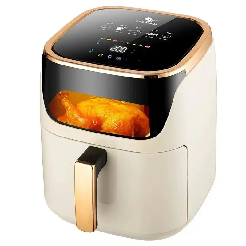 10L Shenhua Smart Air Fryers Large-capacity Household Multi-functional Smart Oil-free Smokeless Electric Oven Air Fryers 220V