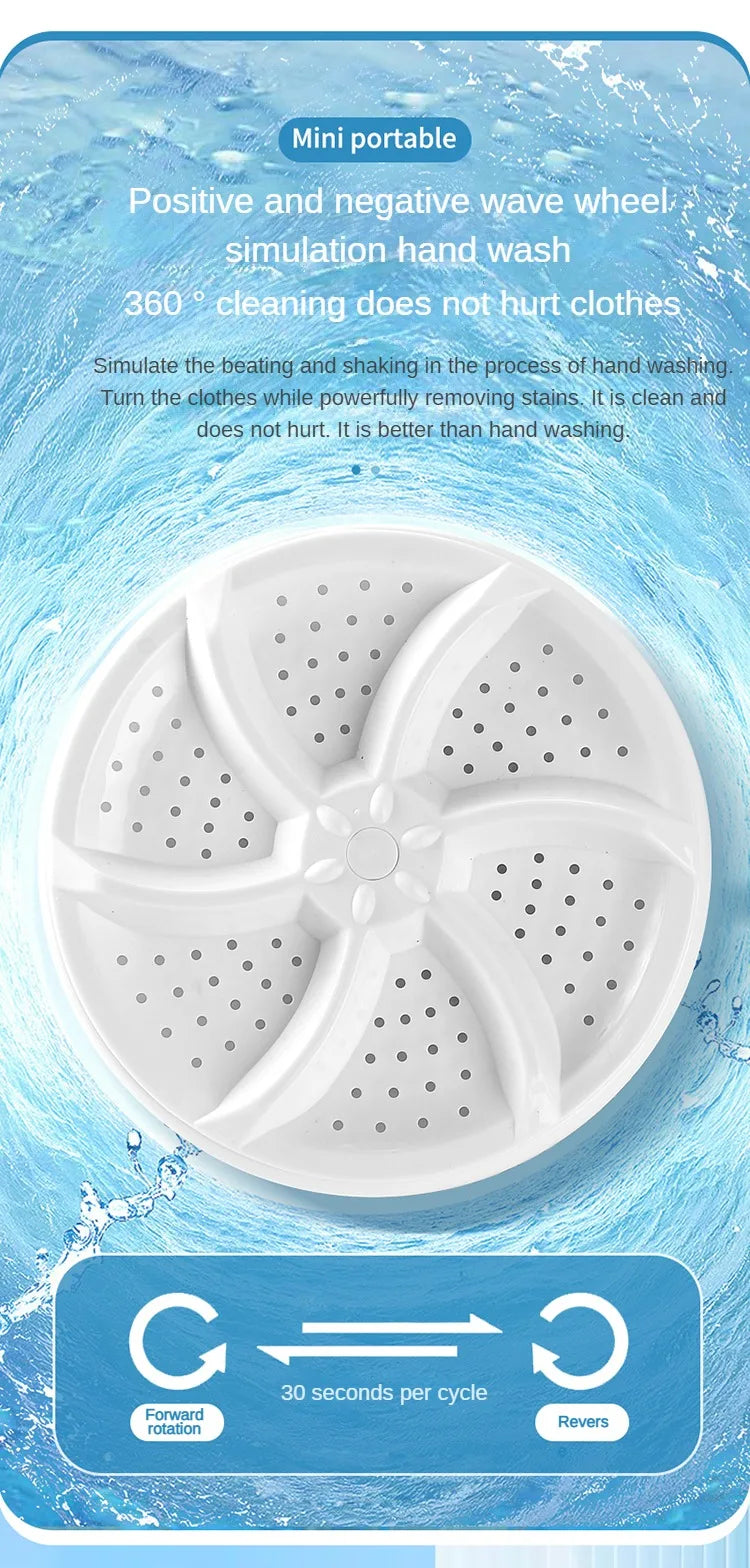 Washing Machines Portable Business Travel Home Mini Washing Machine Suitable for Socks Underwear Laundry Appliances Household