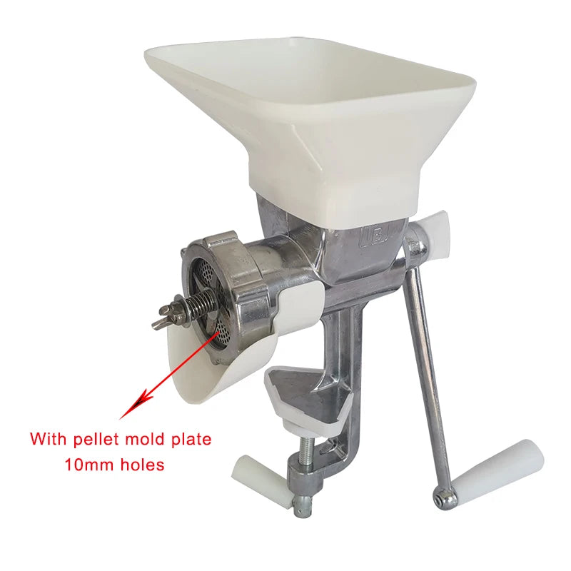 Manual Feed Pellet Machine Dewatering And Drying Processor Fish Bird Cat Dog Pet Making Small Animals Food Granulator