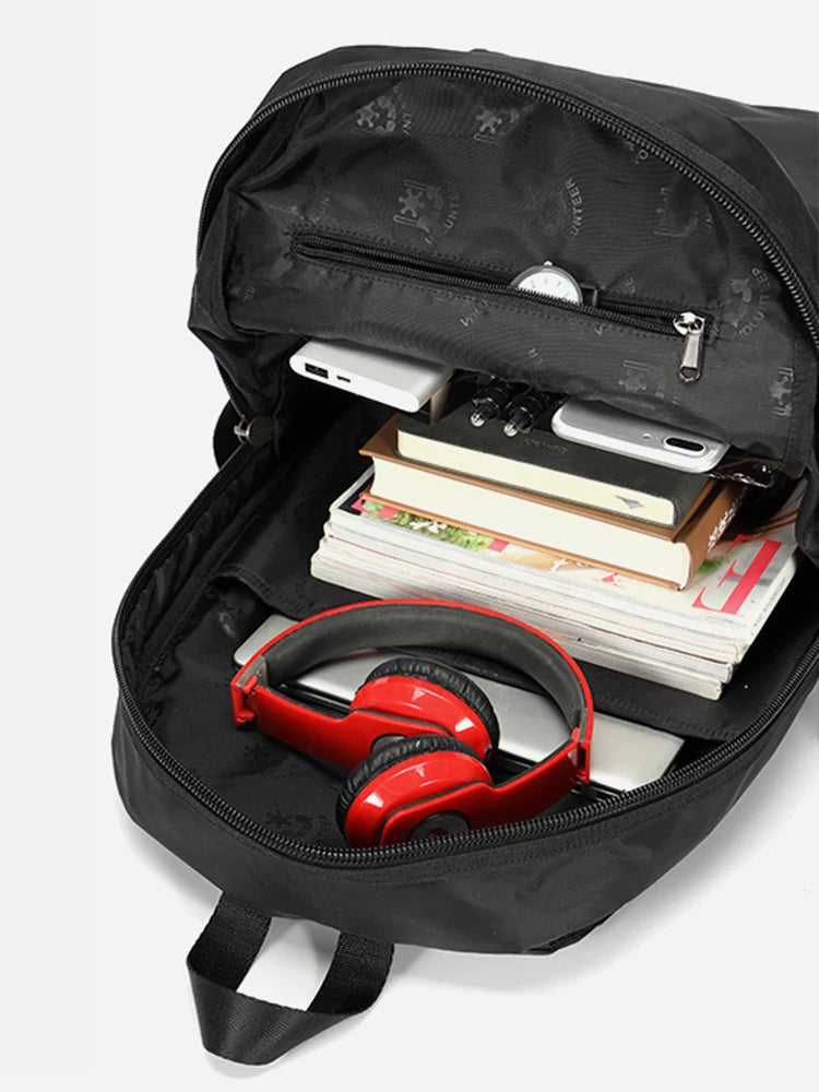 Volunteer Backpack for Men 2023 New Fashionable Large Capacity High Quality Laptop Waterproof Travel Casual Bags1801-08