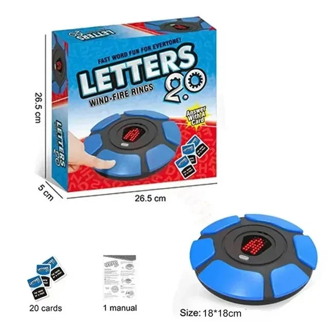 NewBasta 2.0 Board Game Spanish Version Quick Thinking Full Letters English Travel Games Gifts Fast-paced Family Gathering Toys