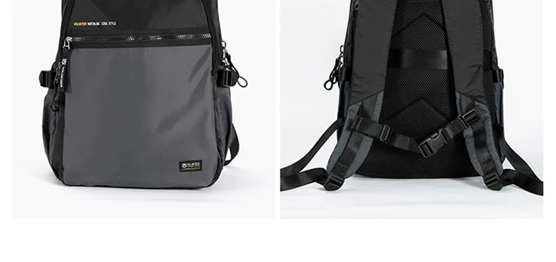 Volunteer Backpack for Men 2023 New Fashionable Large Capacity High Quality Laptop Waterproof Travel Casual Bags1801-08