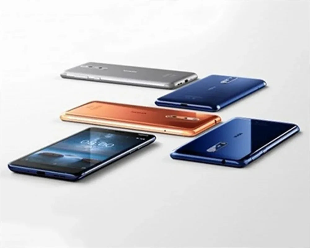 Nokia 8 Smartphone 4G SmartPhone CPU Qualcomm Snapdragon 835 Battery capacity 3090mAh 13MP Cameraoriginal used phone