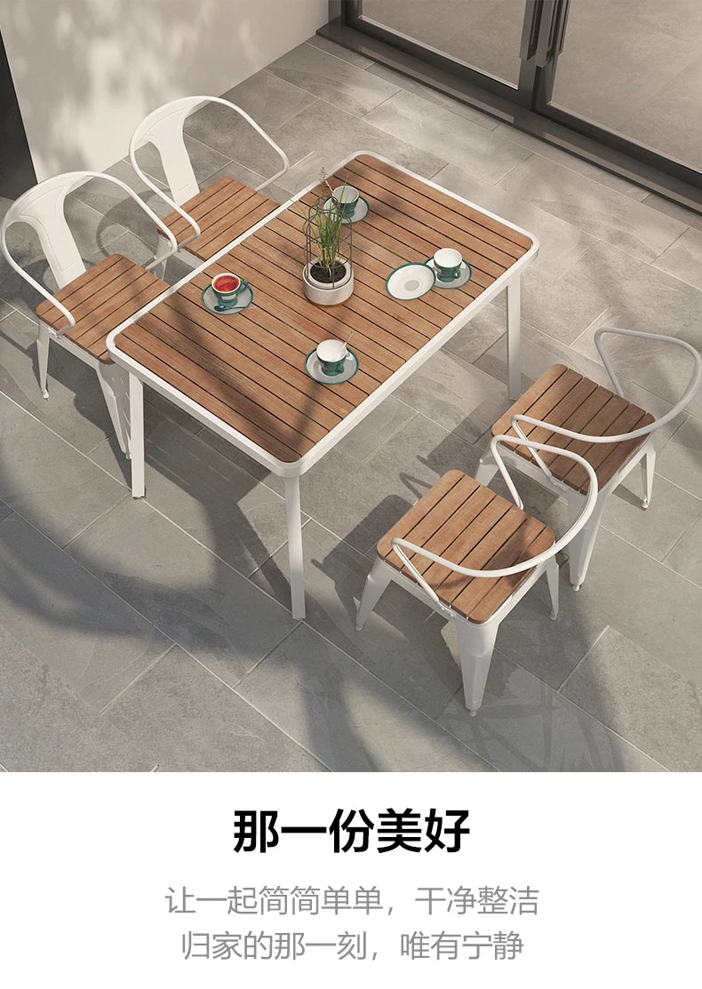 Retro Waterproof Garden Furniture Sets Nordic Lounge Sectional Designer Garden Furniture Sets Backyard Patio Mueble Decorations