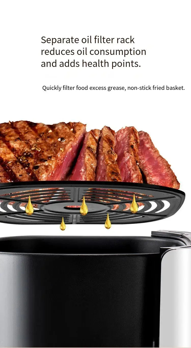 10L Shenhua Smart Air Fryers Large-capacity Household Multi-functional Smart Oil-free Smokeless Electric Oven Air Fryers 220V