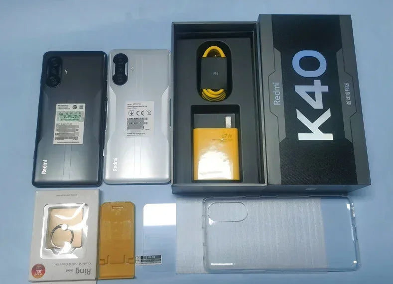 smartphone redmi k40 gaming 5G Global firmware 6.67inches cellphone Dimensity 1200 67W used phone