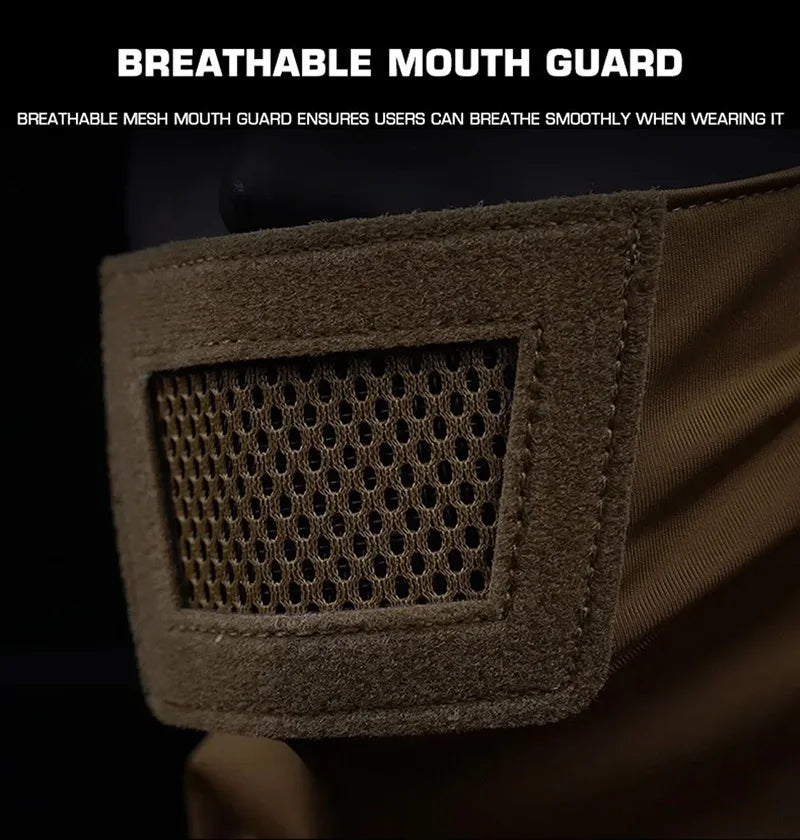 OPHIDIAN Men's Airsoft Mask Hunting Mask Balaclava Headwear Full Face Protection Rider for Paintball Shooting Sports Cycling