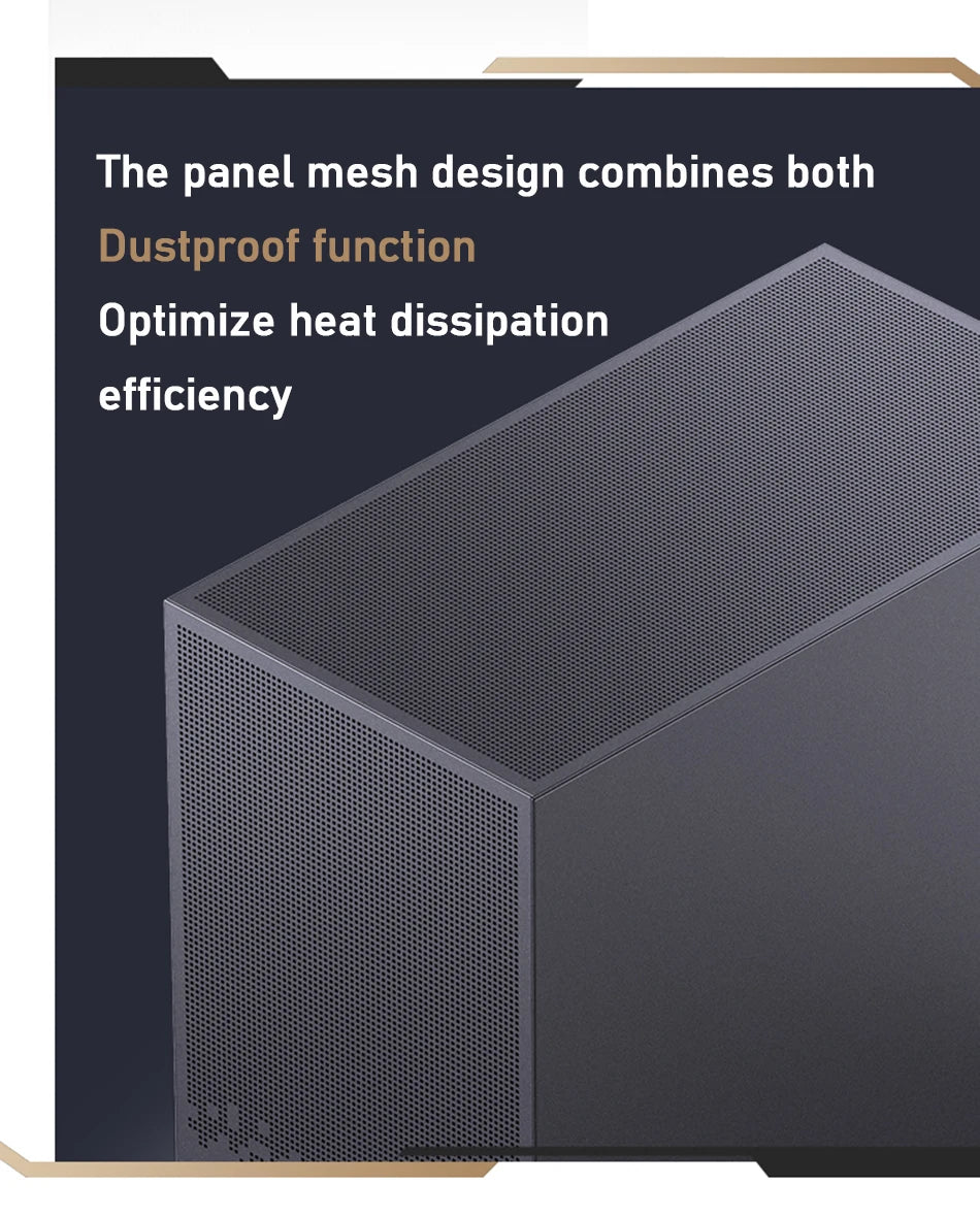 Jonsbo D32 STD/PRO MINI Desktop Case MINI-ITX MATX PC Case Support ATX/SFX Power Supply 240Water Cooling Computer Office Chassis