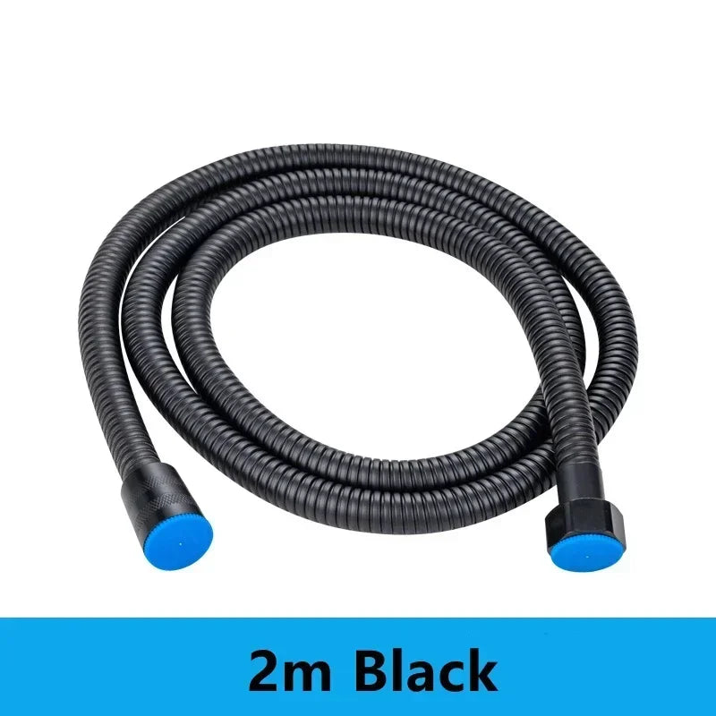Shower Hose Steel Flexible Shower Hose Long Bathroom Shower Water Hose Extension Plumbing Pipe Pulling Tube Bathroom Accessories