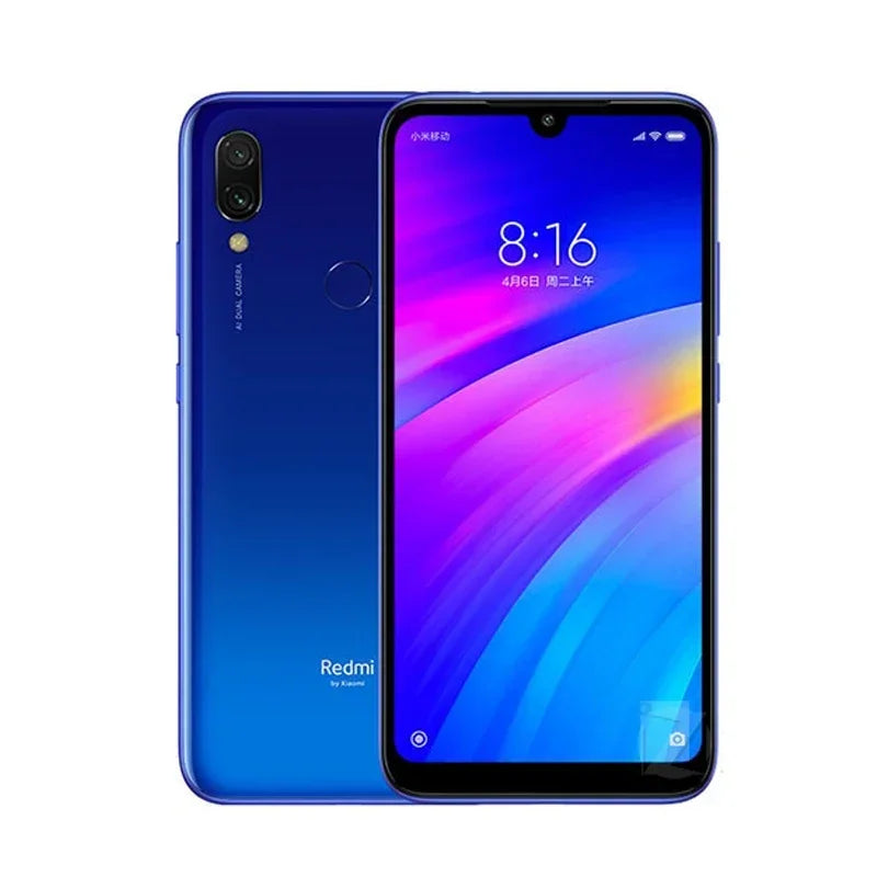 Original Xiaomi Redmi 7 smartphone 4000mAh Fingerprint Dual SIM used phone