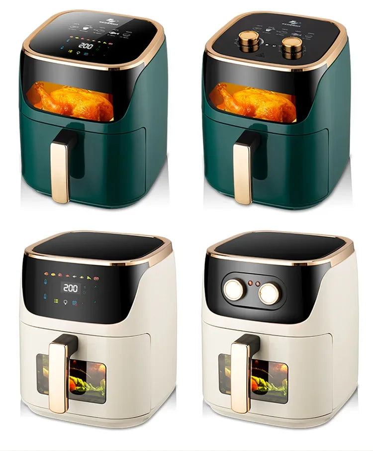 10L Shenhua Smart Air Fryers Large-capacity Household Multi-functional Smart Oil-free Smokeless Electric Oven Air Fryers 220V