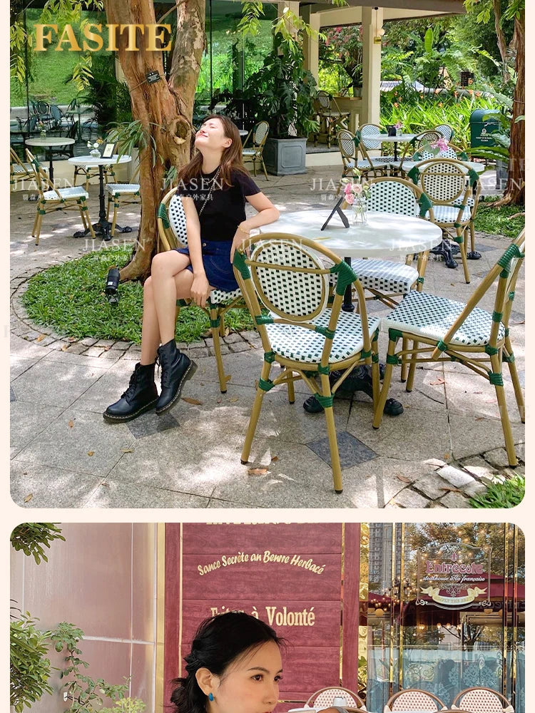 Retro Rattan Garden Furniture Sets Waterproof Nordic Natural Balcony Garden Furniture Sets Adult Moving Tuinmeubelen Decorations