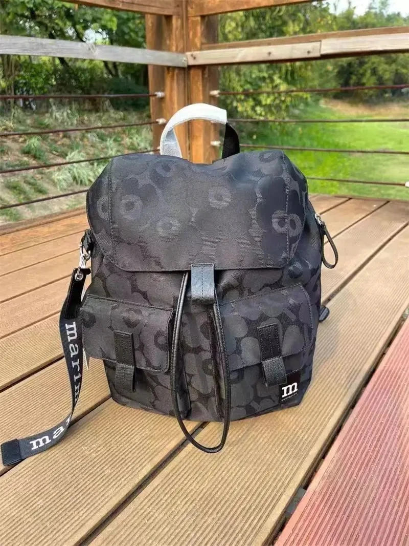 Niche Marim * large capacity women's backpack computer waterproof nylon travel bucket bag
