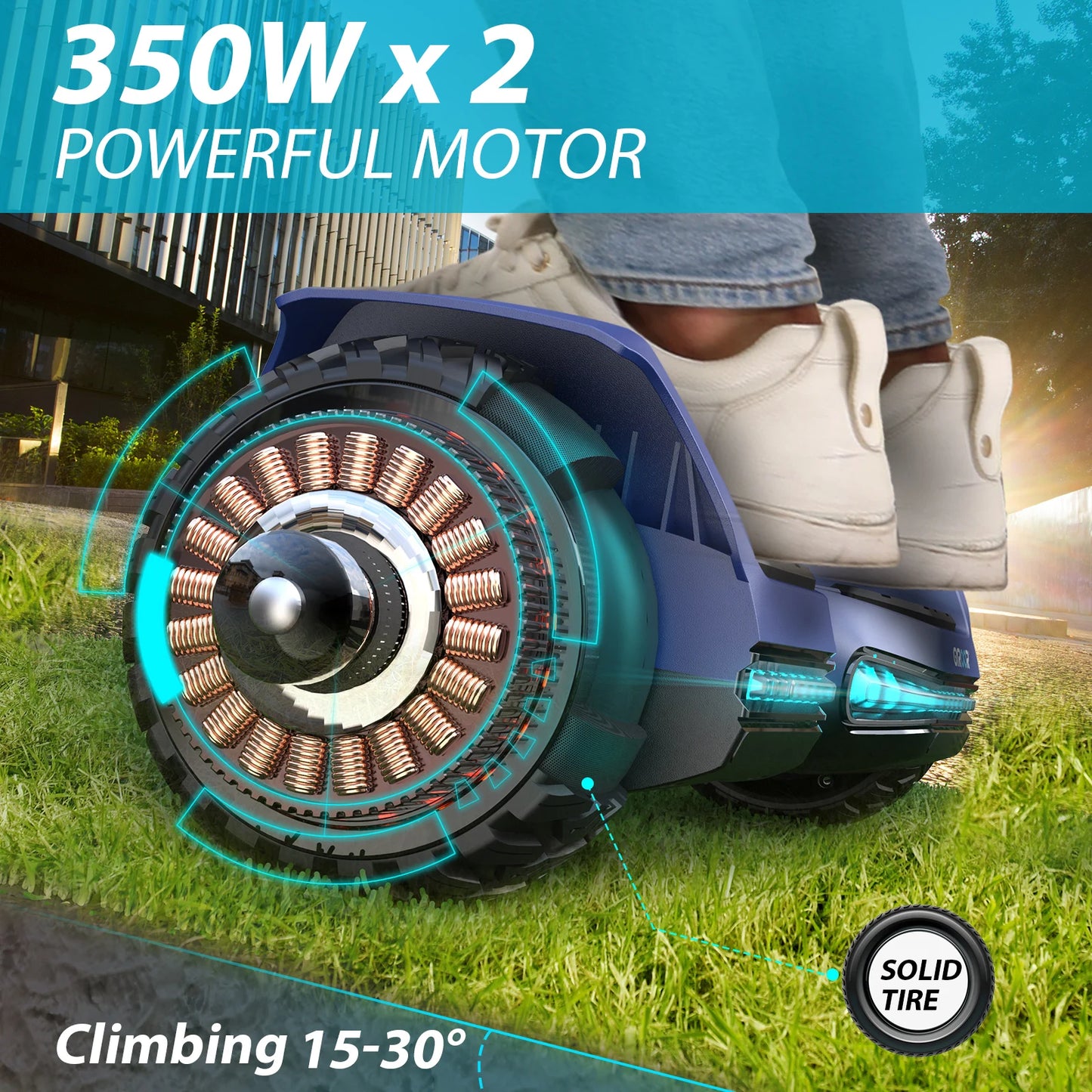 Gyroor New Popular 3D LED Light Self Balancing Electric Hover Board Balance Hoverboards
