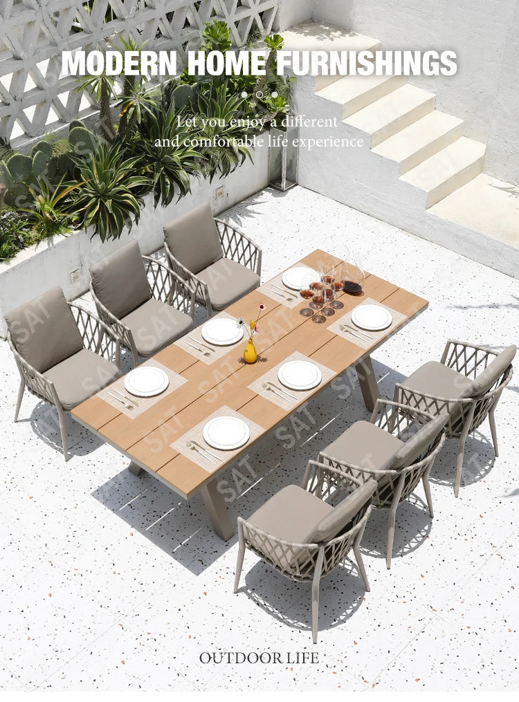 High quality Outdoor Natural Rattan Furniture Popular Garden Furniture Chair and Table Outdoor furniture Sets