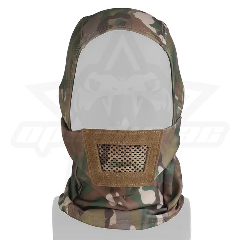 OPHIDIAN Men's Airsoft Mask Hunting Mask Balaclava Headwear Full Face Protection Rider for Paintball Shooting Sports Cycling