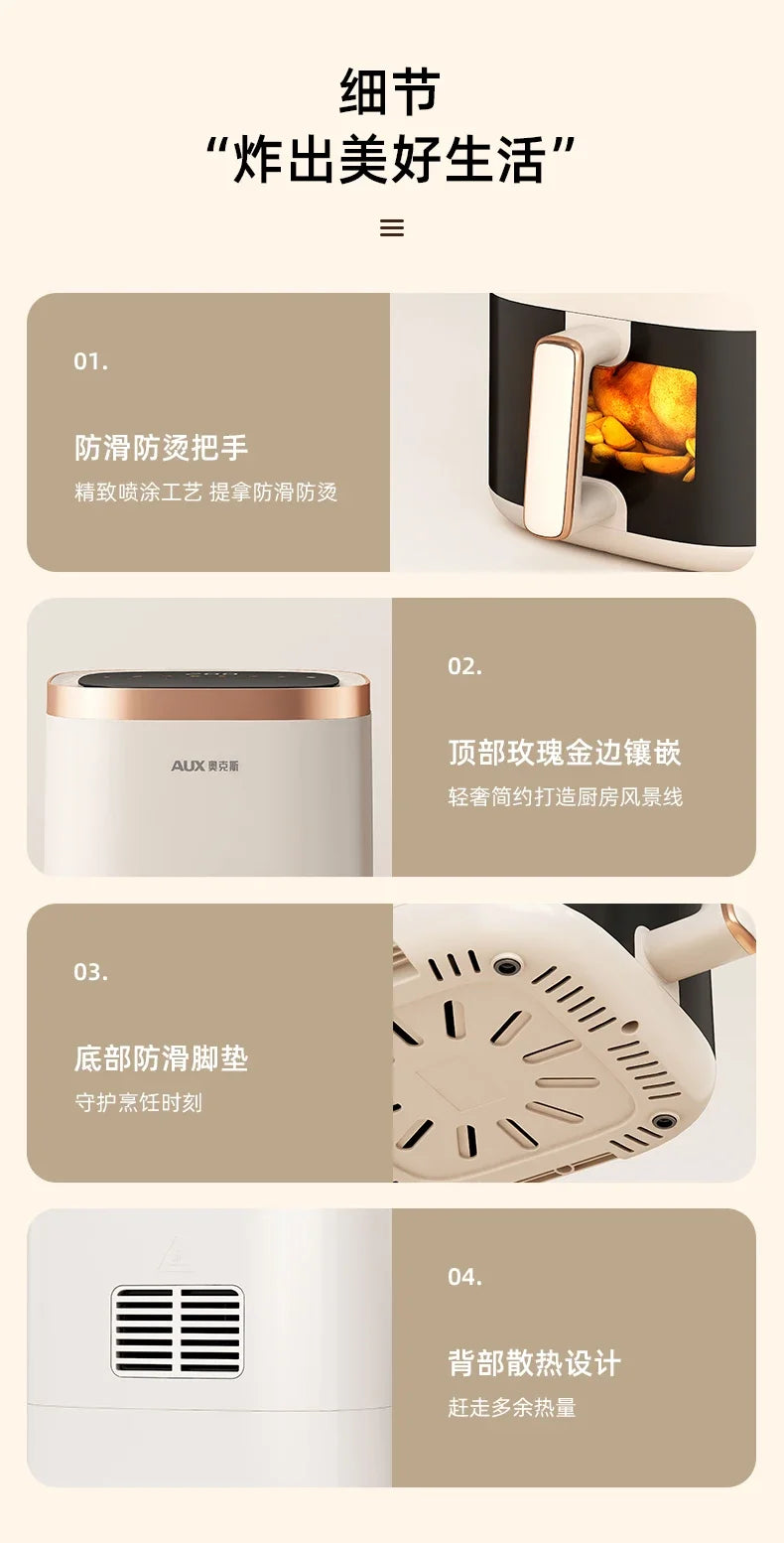 Visual Air Fryer - New Multi-Function All-in-One Appliance, Electric Oven Fryer Special for Home French Fries Baking.