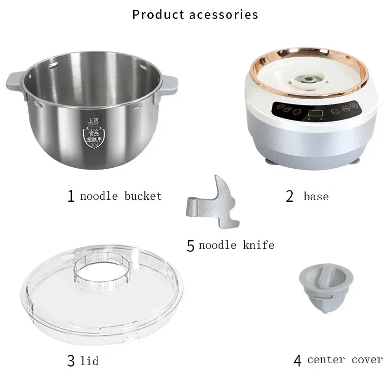 110V/220V German Home Mini Automatic Kneading and Fermenting Multifunctional Electric Food Mixer