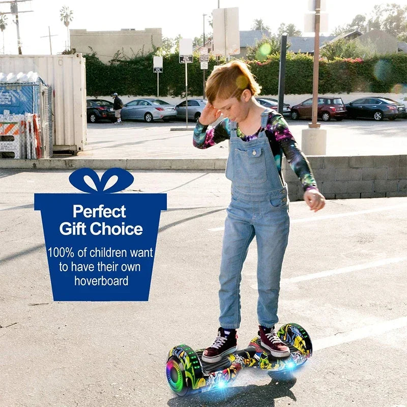 Self Balance Electric Scooters with Luminous Wheels,10 Inch Two Wheel ,Hover Board Hoverboards,for Adults and Children