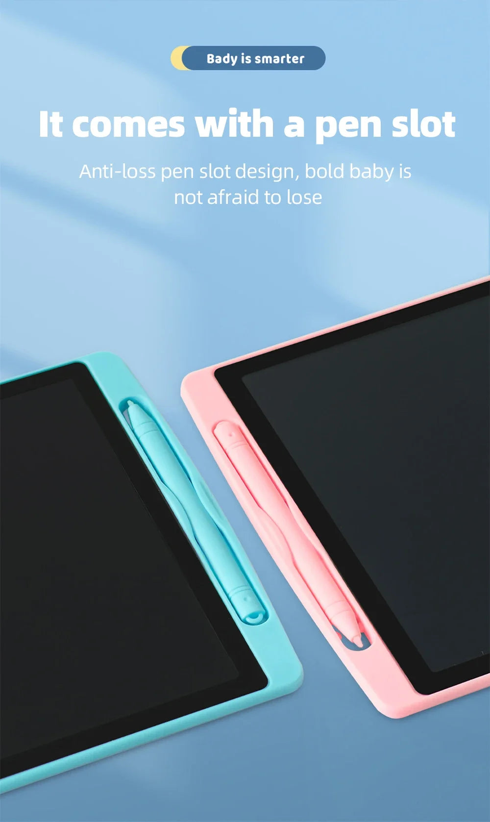 8.5Inch LCD Writing Tablet Drawing Board Kids Kids Learning Toys Educational Magic Drawing Board Toy Gift for Kids 2-4 Years Old