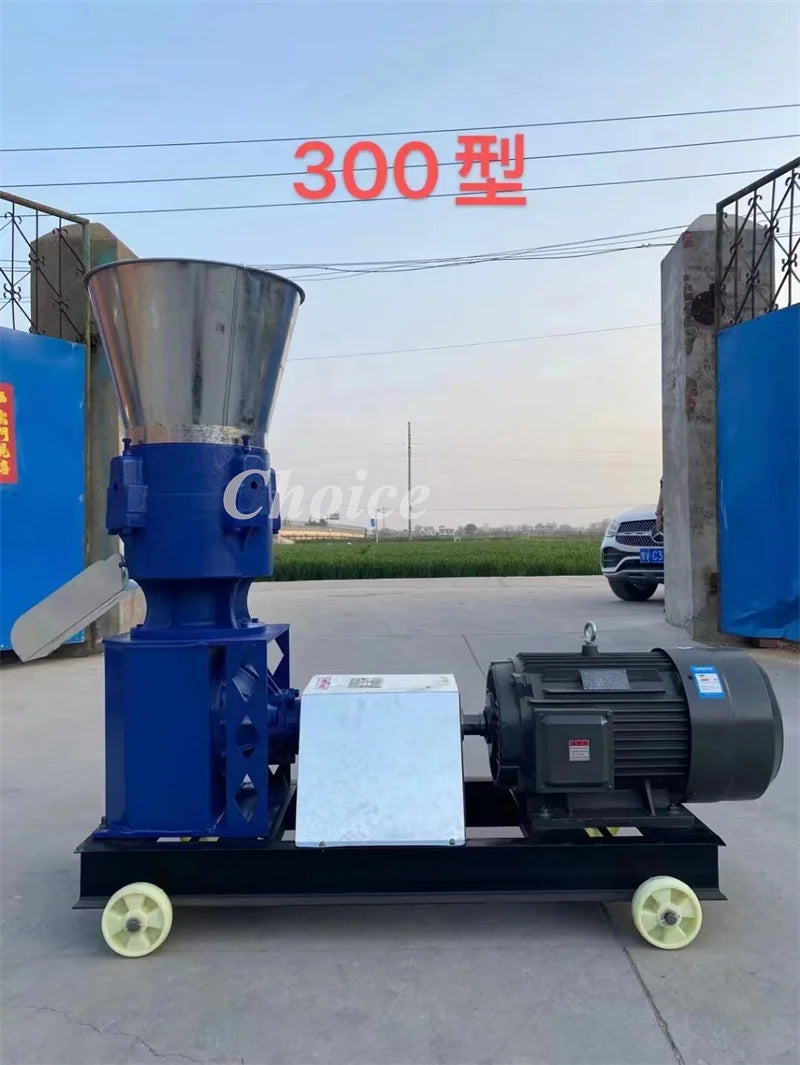 Hot Sale Poultry Chicken Feed Production Grinding Machine Animal Fish Food Processing Cattle Pig Sow Feed Pellet Making Machine