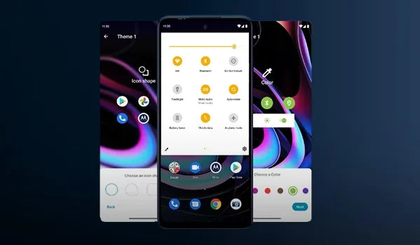 Motorola moto edge 5G UW (2021) (XT2141) 6.8" 1080x2460 pixels Original Android Smartphone Used phone