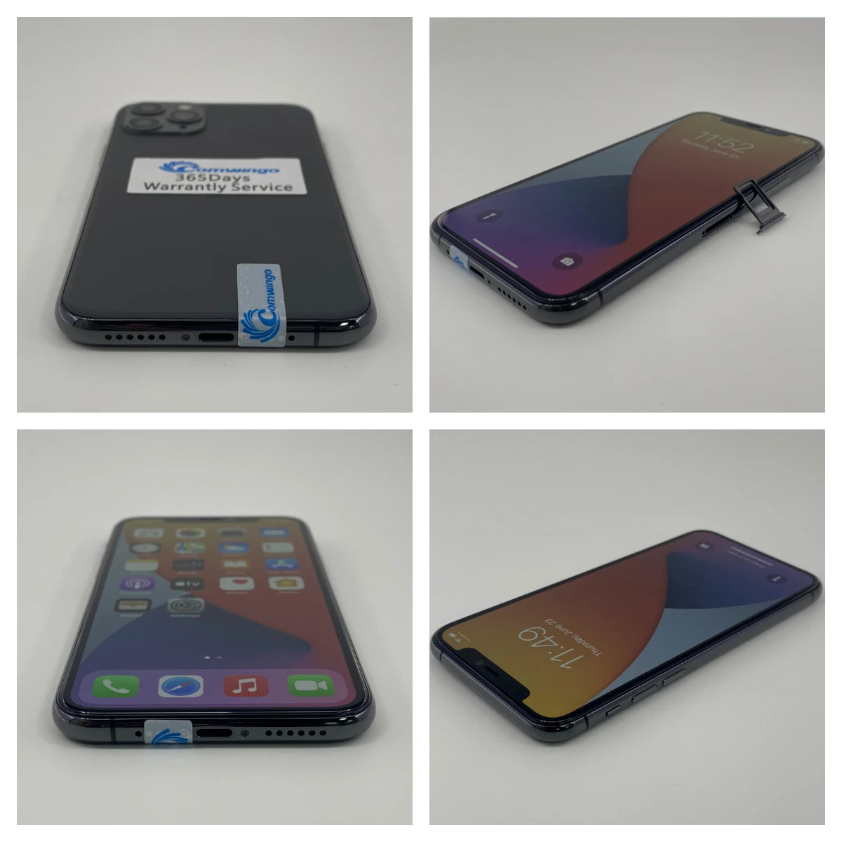 Original unlocked Apple iPhone11 Pro 64GB/256GB single card 12MP camera 5.8 inch screen IOS smartphone LTE iphone11pro phone