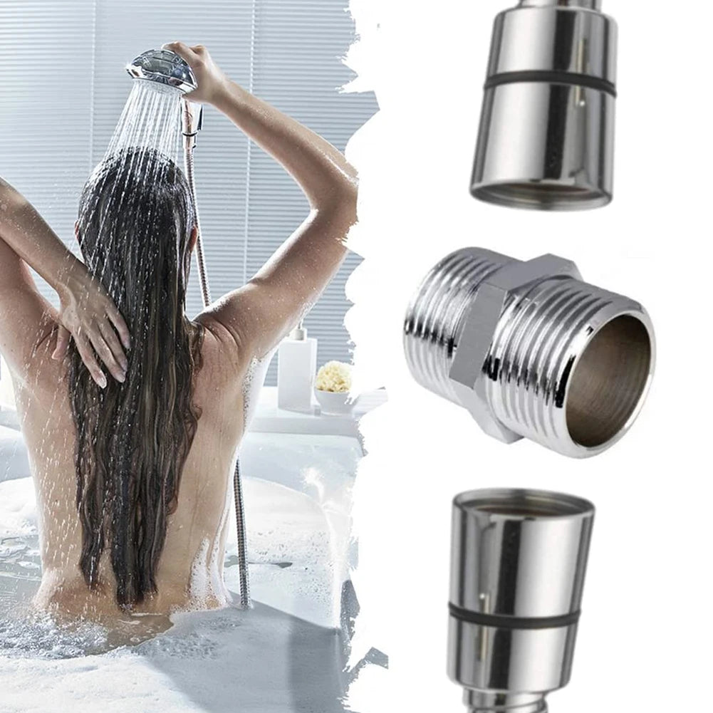 Stainless Steel Shower Hose Connecter Faucet Hose Extend Flexible Shower Hose Thick Bathroom Male To The Male