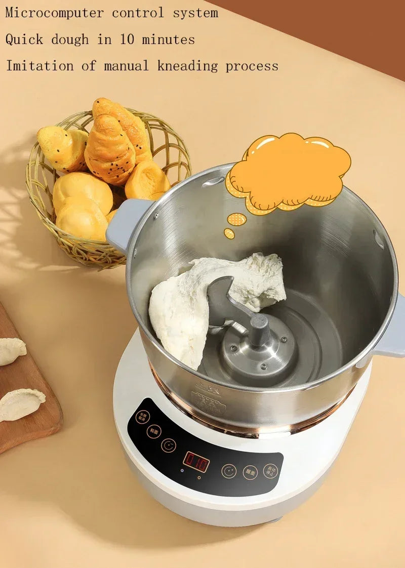 110V/220V German Home Mini Automatic Kneading and Fermenting Multifunctional Electric Food Mixer