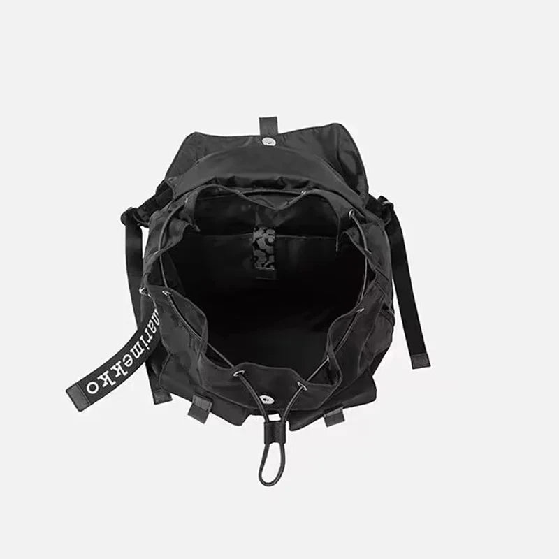 Niche Marim * large capacity women's backpack computer waterproof nylon travel bucket bag