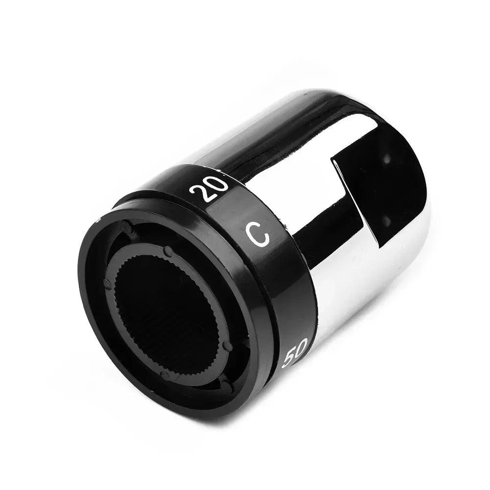Thermostatic Control Handle Switch Water Control Handle Bathtub Shower Faucet With Temperature Mark Stop Ring Grubscrew End Cap