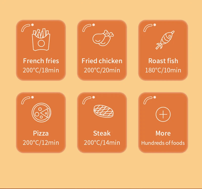 15L Large Multifunction Digital Air Fryer Without Oil Electric Oven, Dehydrator, Oven Touch Screen Fryer Viewable Window