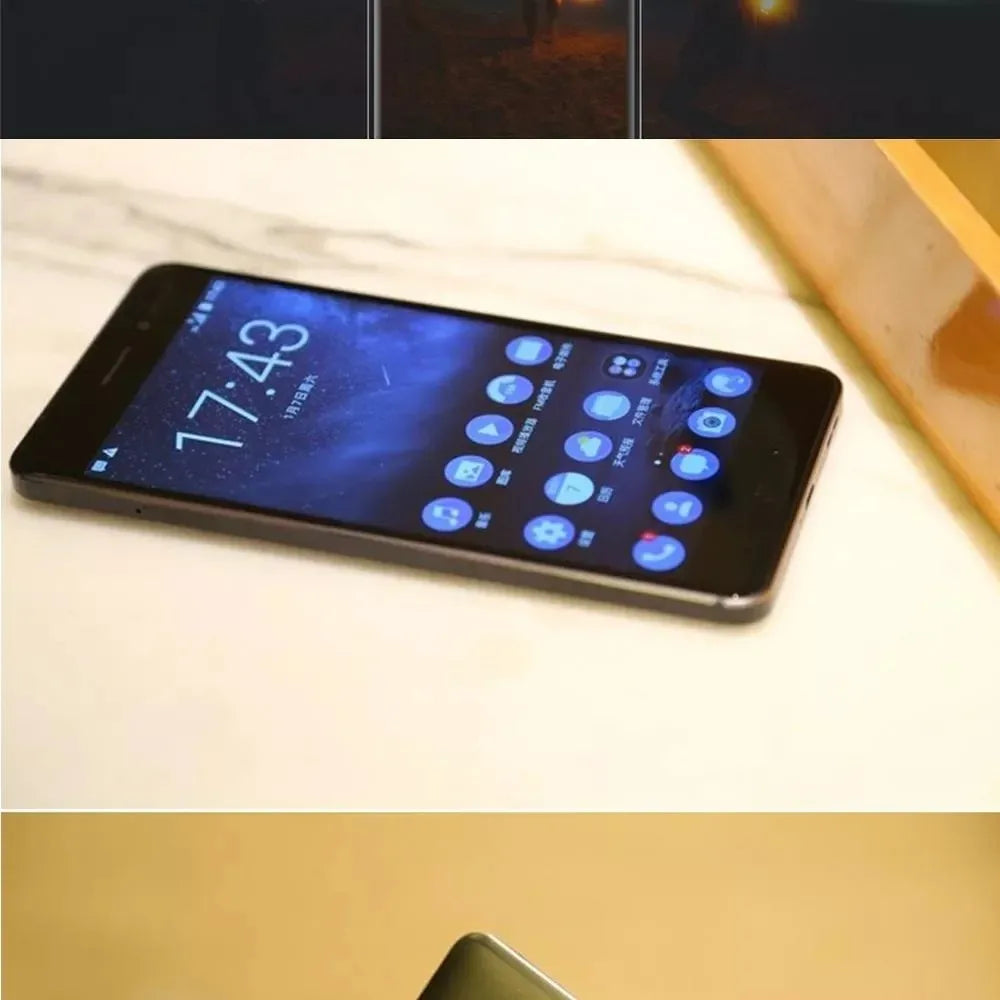 Nokia 6 Smartphone Full Screen Dual SIM 4G Black 4+64G Senior Phone Nokia 6 Cheap Phone Used Phone