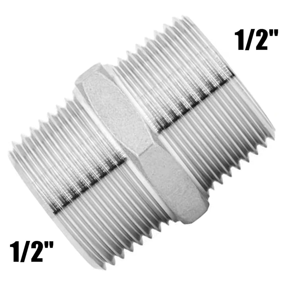 Stainless Steel Shower Hose Connecter Faucet Hose Extend Flexible Shower Hose Thick Bathroom Male To The Male