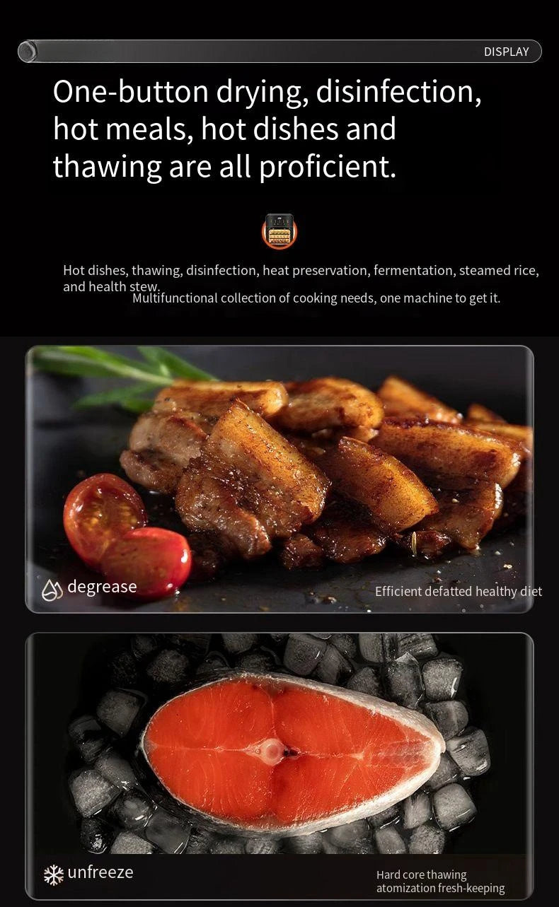 Smart 20L Air Fryer Oven Digital Support Customized Service Hot Deep Fryer Oven with Observation Window