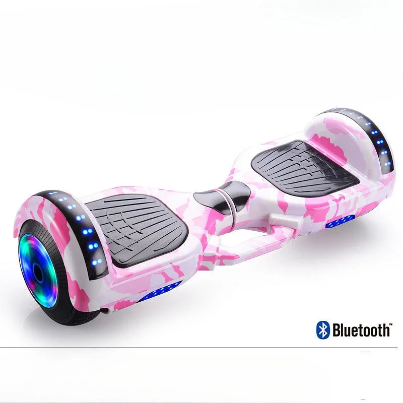 Hot Sale 2024 7inch Electric Hoverboard with LED Lights Balance Wheel 8.5inch China A8 300w 36v Double Wheel Hover Scooter