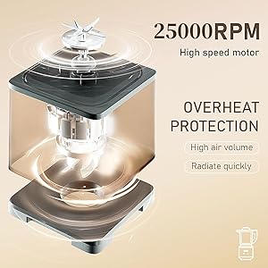 Table Blender Mixer Juicer Smoothie Maker 6in1 3L Container Food Processor BlenderMixer for Ice Nut Fruit Multi funtion
