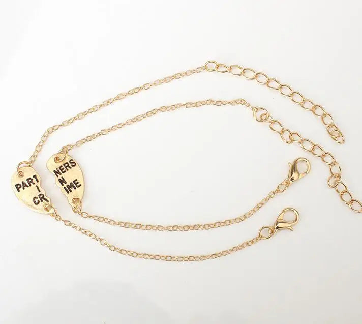 2018 New Fashion Simple Personality Bileklik Ecg Figure Lightning Bracelet Couple Heartbeat Frequency Bracelet Pulseras Mujer