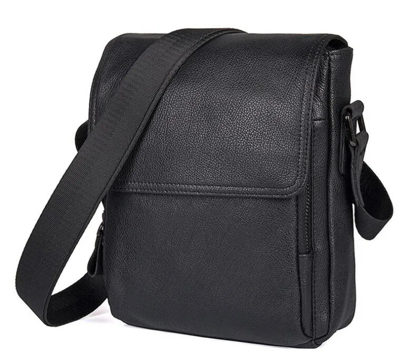 100% Genuine Leather Shoulder Bag Men Messenger Bag Top Quality Casual Crossbody Simple Design Purse Gift Shoulder Bags