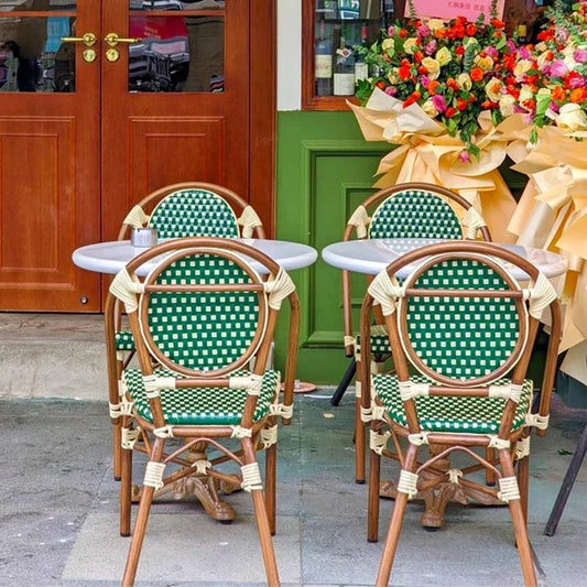 Retro Rattan Garden Furniture Sets Waterproof Nordic Natural Balcony Garden Furniture Sets Adult Moving Tuinmeubelen Decorations